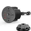 Desktop Power Grommet with 100W PD USB C Fast Charging