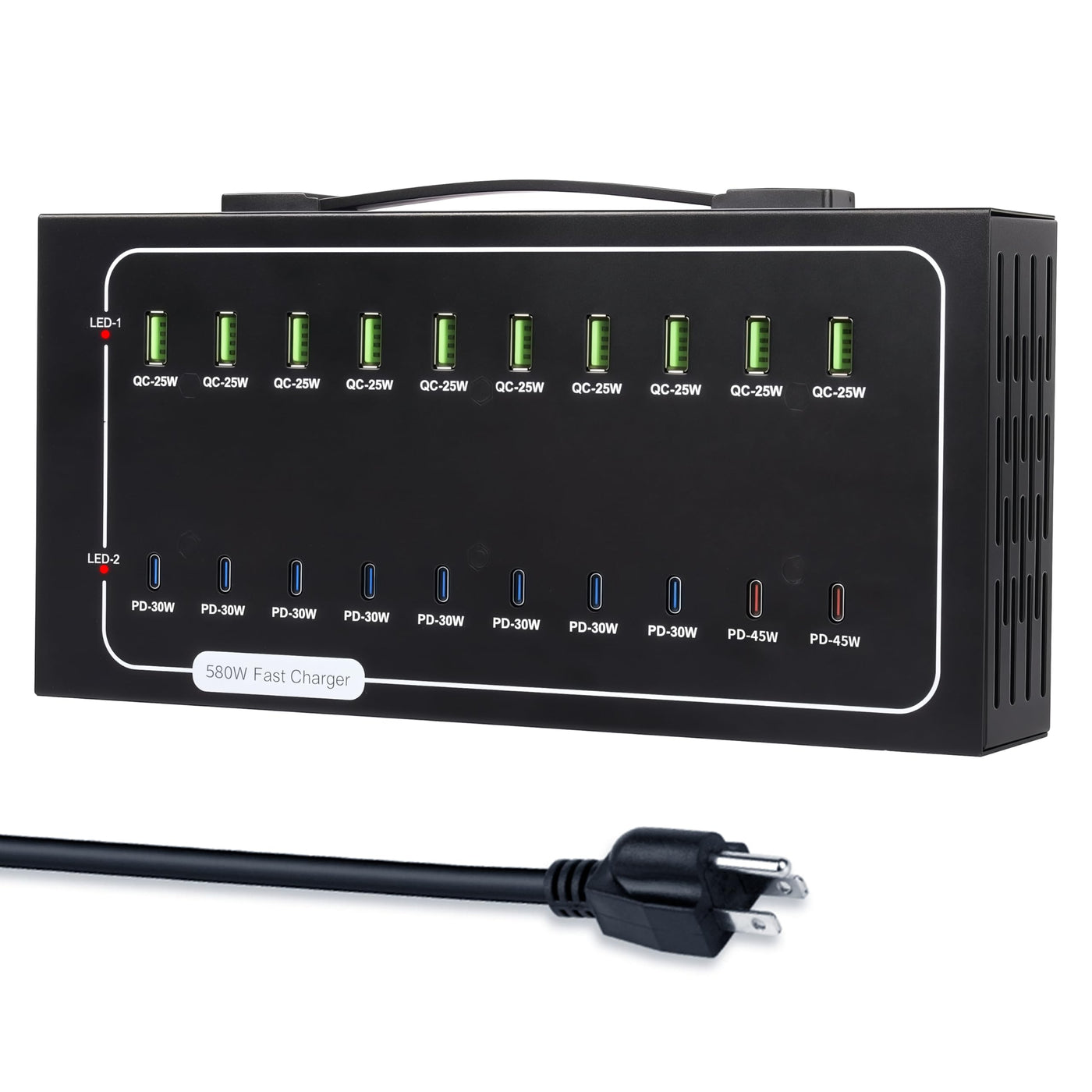 20 Port USB C Charging Station PD 100W Fast Charger