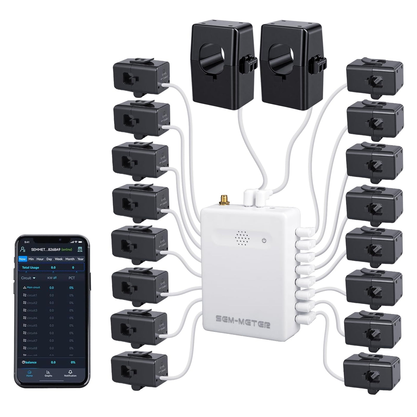 Smart Home Energy Monitor with Circuit Level Sensors