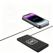 Wireless Induction Charging Pad Non Slip Dashboard Phone Charger