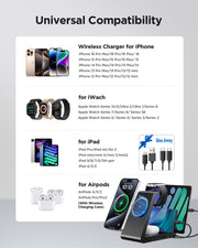 5 in 1 Magnetic Wireless Charging Station