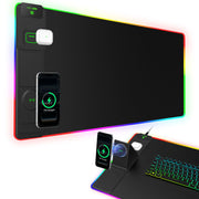 15W Fast Wireless Charging Mouse Pad Large Gaming Desk Mat