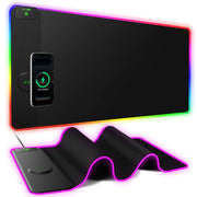 15W Wireless Charging Mouse Pad Large Non Slip Gaming Desk Mat
