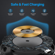 30W Qi Fast Wireless Charging Pad for Phones and Earbuds
