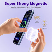 25W Magnetic Wireless Charging Pad Slim Portable Fast Charger
