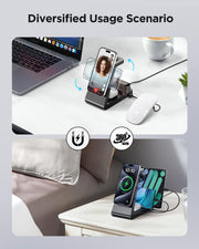 5 in 1 Magnetic Wireless Charging Station