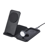 3 in 1 15W Foldable Travel Wireless Charging Station USB C PD Adapter