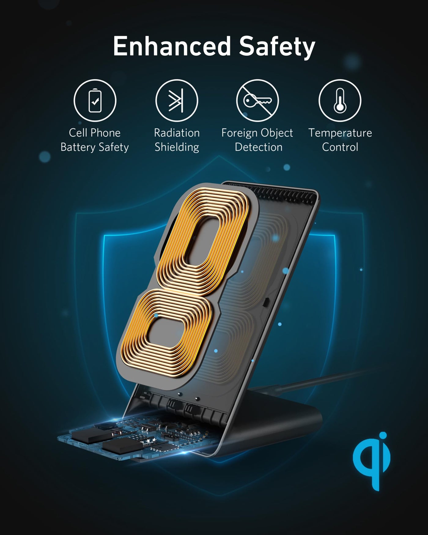 10W Qi Wireless Charging Stand