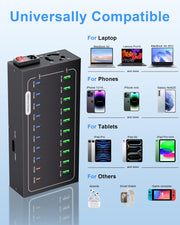 20 Port USB C Charging Station PD 100W Fast Charger