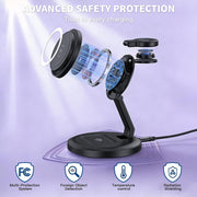 15W 3 in 1 Foldable Magnetic Wireless Charging Station