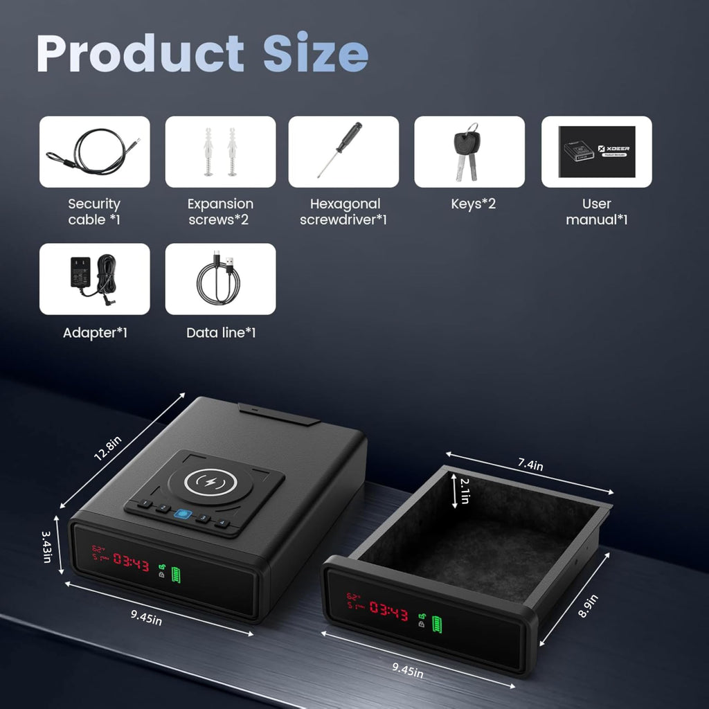 Biometric Gun Safe with Secure Access