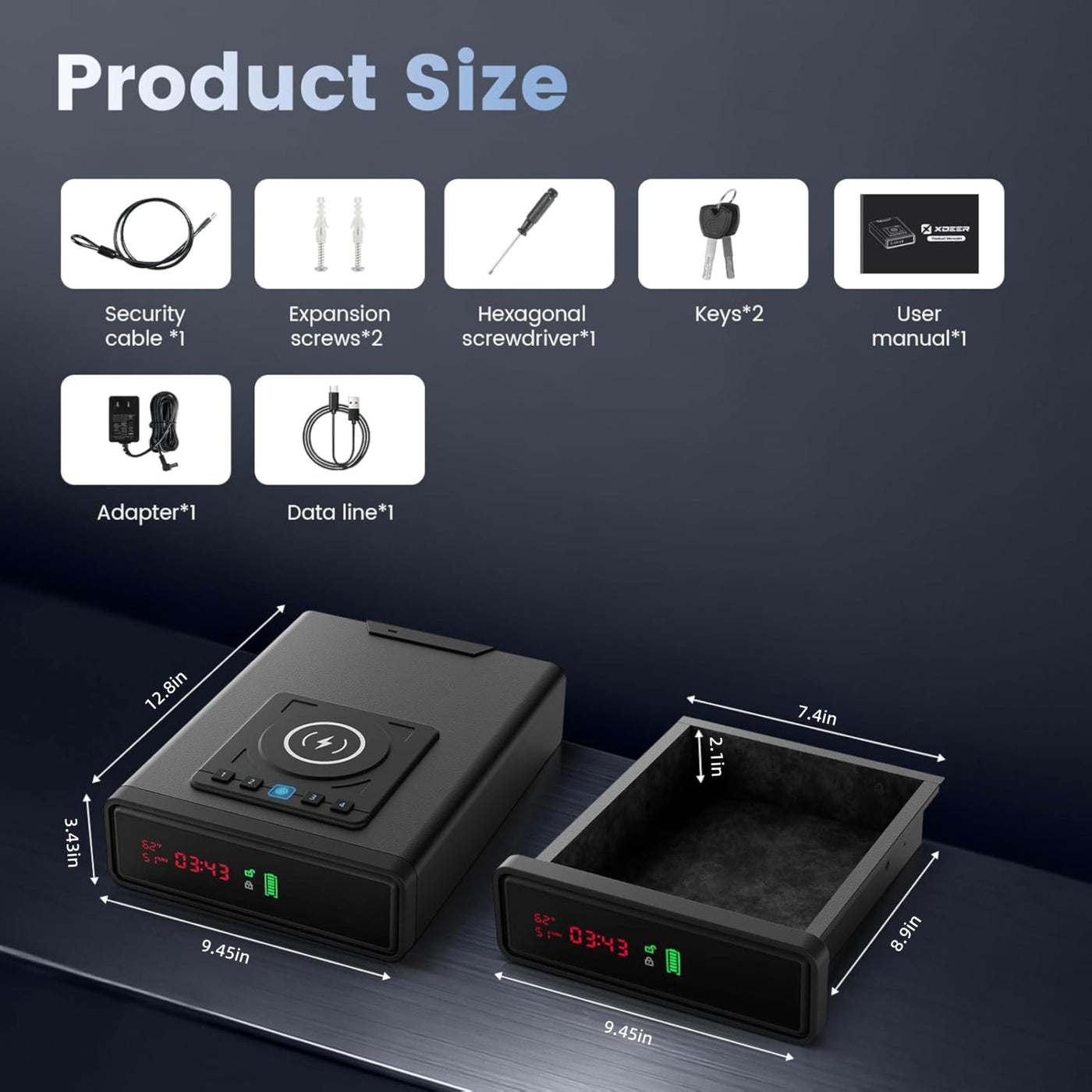 Biometric Gun Safe with Secure Access