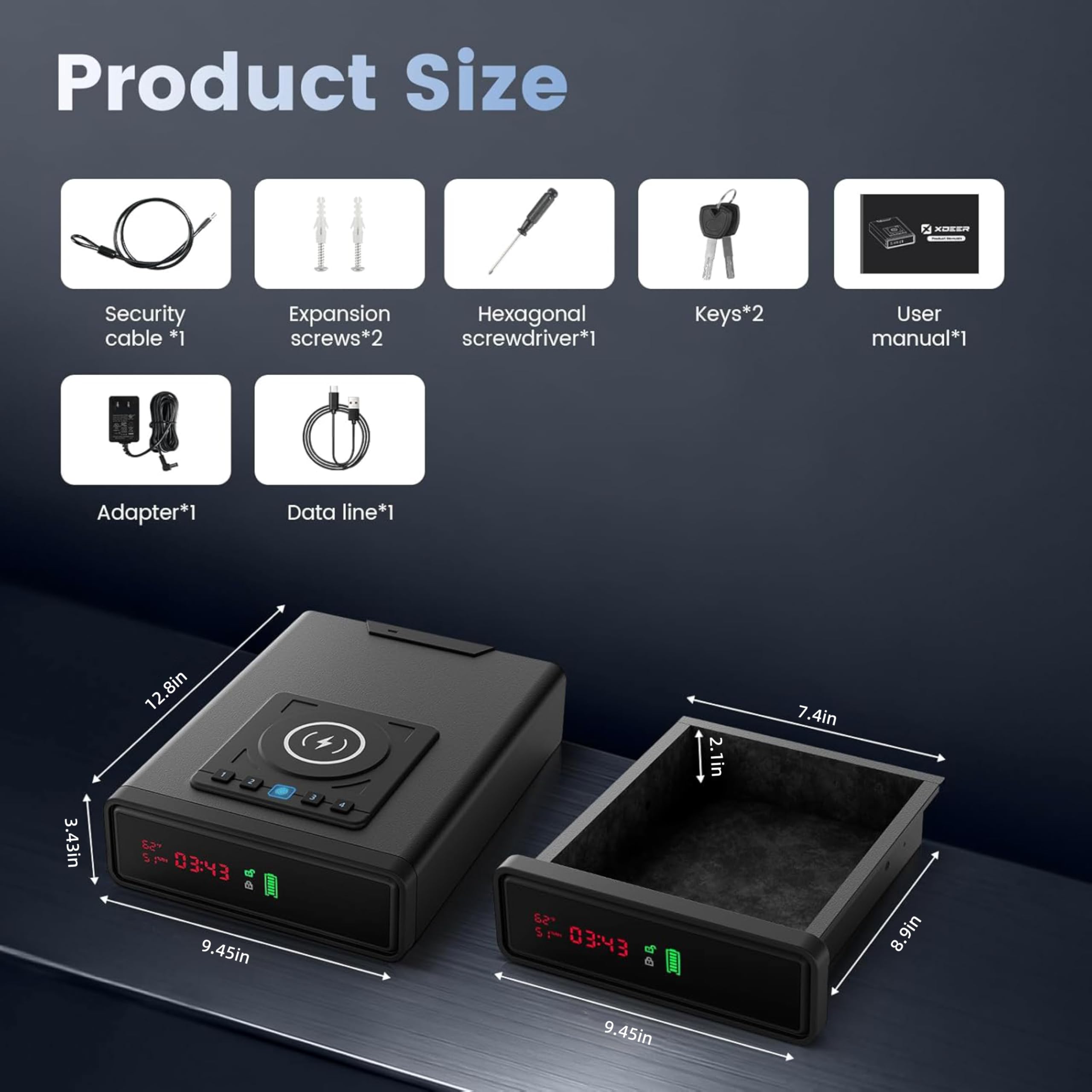 Biometric Gun Safe with Secure Access