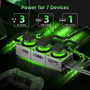 GaN Desktop Power Strip Charging Power Hubs