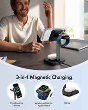 3 in 1 Magnetic Wireless Charging Stand