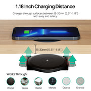 30mm Invisible Under Table Wireless Charging Station