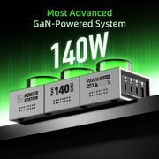 GaN Desktop Power Strip Charging Power Hubs