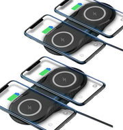 30W Dual Wireless Charging Pad for Multiple Qi Devices