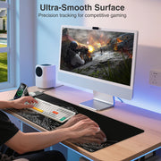 15W Fast Wireless Charging Mouse Pad Large Gaming Desk Mat