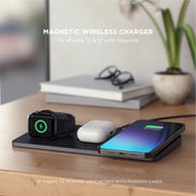 3 Device Qi Wireless Charging Pad