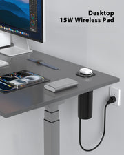 15W Wireless Charging Motorized Pop Up Countertop Receptacle