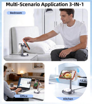 3 in 1 Qi2 25W Magnetic Charging Station with Active Cooling 65W Adapter
