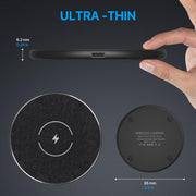 30W Qi Fast Wireless Charging Pad for Phones and Earbuds