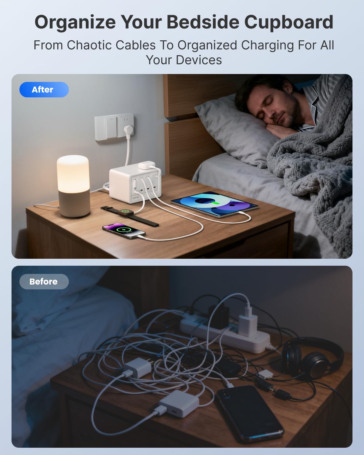 12 in 1 Desktop Charging Station Charging Power Hubs