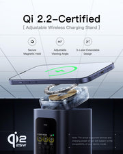 15 in 1 USB C Docking Station Dual Monitor 160W 4K Wireless Charging