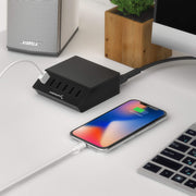 252W 8 Port USB C USB A Desktop Charger with Real Display