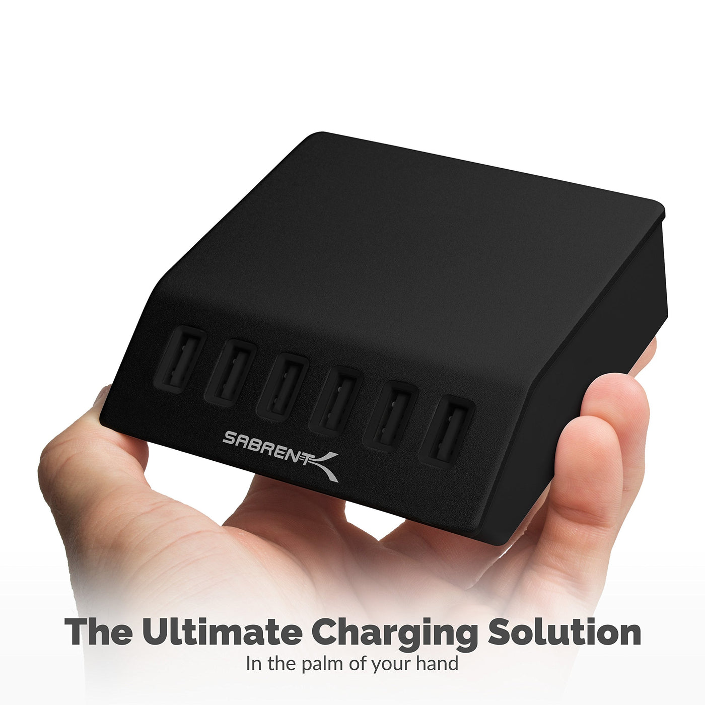 252W 8 Port USB C USB A Desktop Charger with Real Display