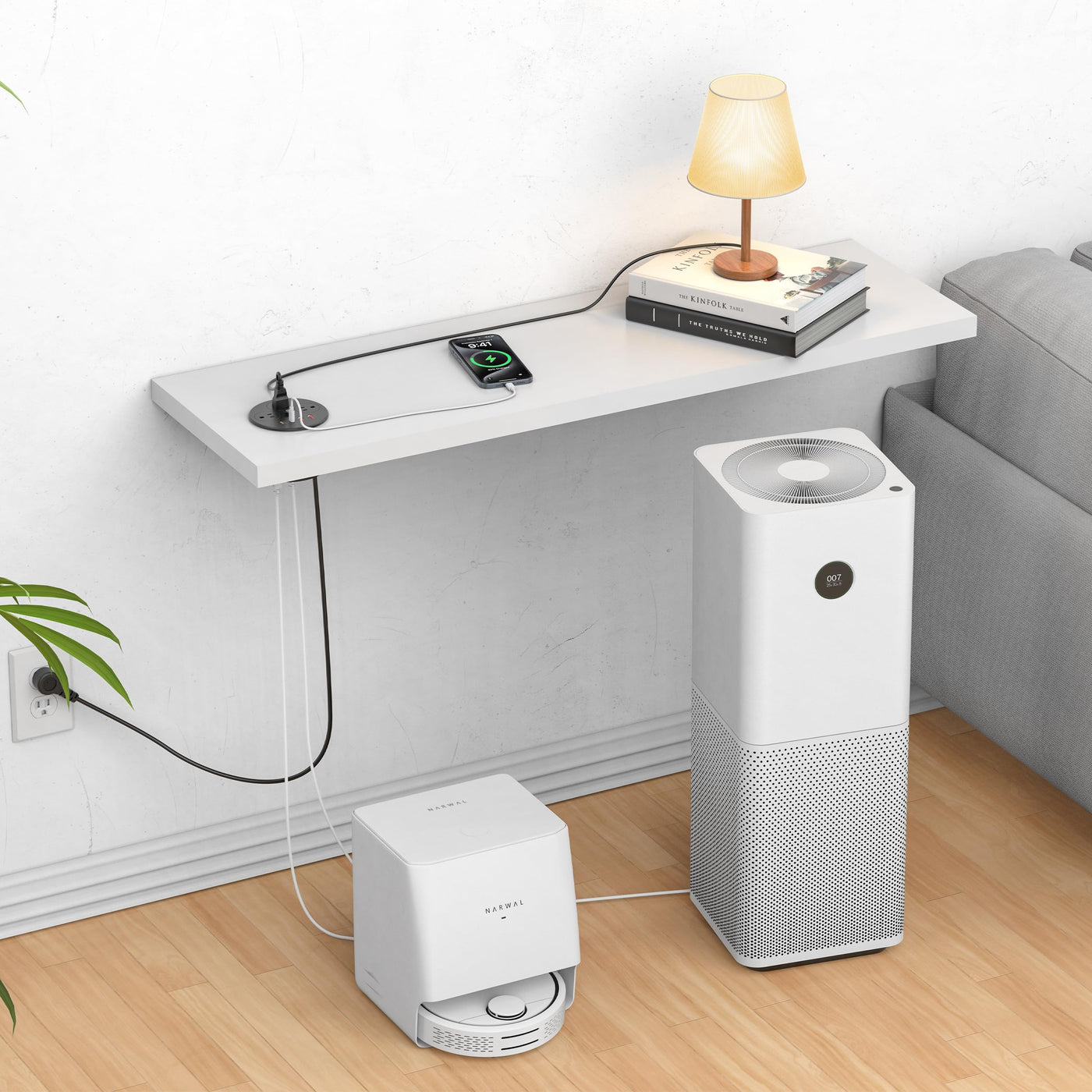 Desktop Power Grommet with 100W PD USB C Fast Charging