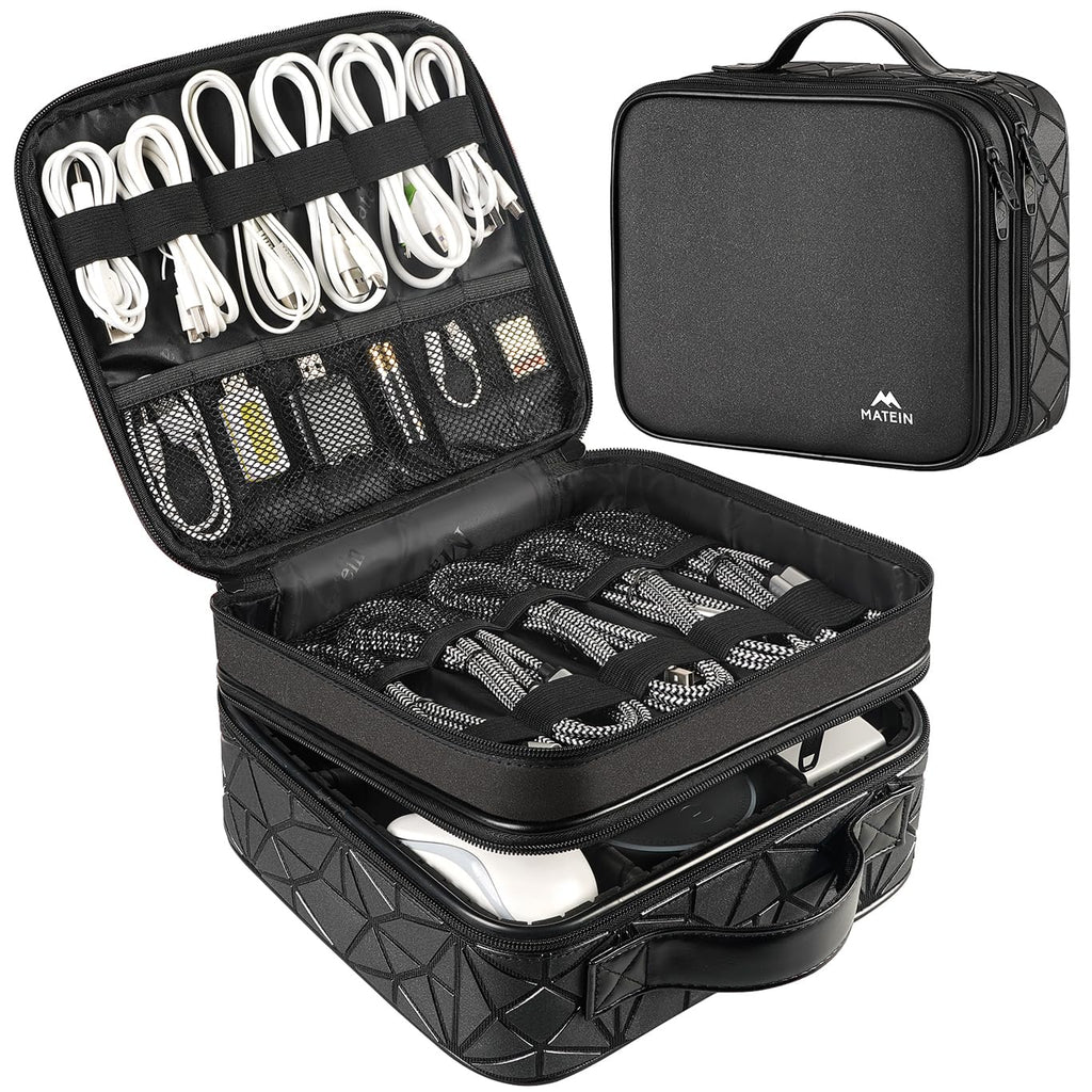 Waterproof Travel Electronic Organizer Bag with Adjustable Divider
