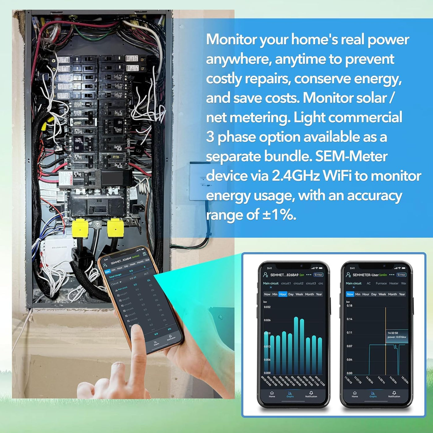 Smart Home Energy Monitor with Circuit Level Sensors