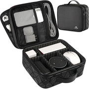 Waterproof Travel Electronic Organizer Bag with Adjustable Divider