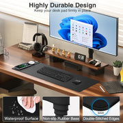 15W Wireless Charging Mouse Pad Large Non Slip Gaming Desk Mat