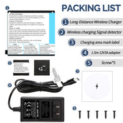 10W Invisible Under Desk Wireless Charging Pad Long Distance Charger