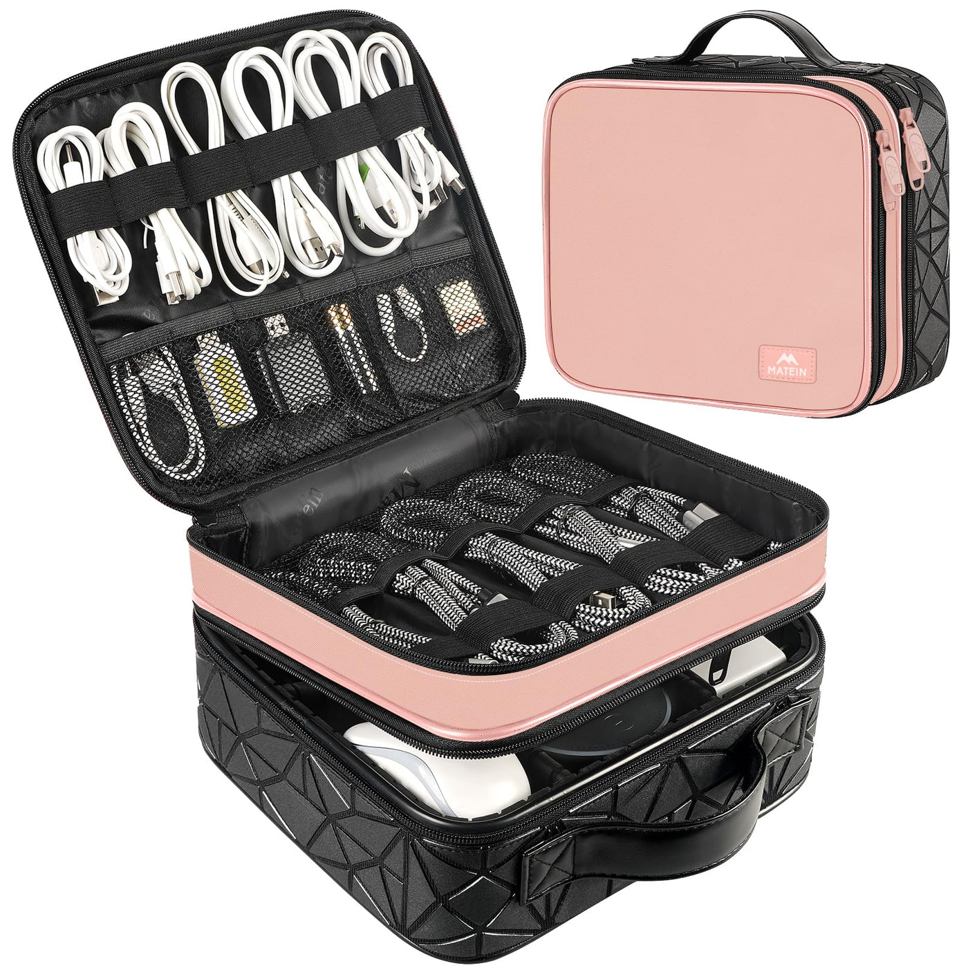 Waterproof Travel Electronic Organizer Bag with Adjustable Divider
