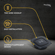 12V Flush Mount Wireless Charger 10W Qi Charging Pad