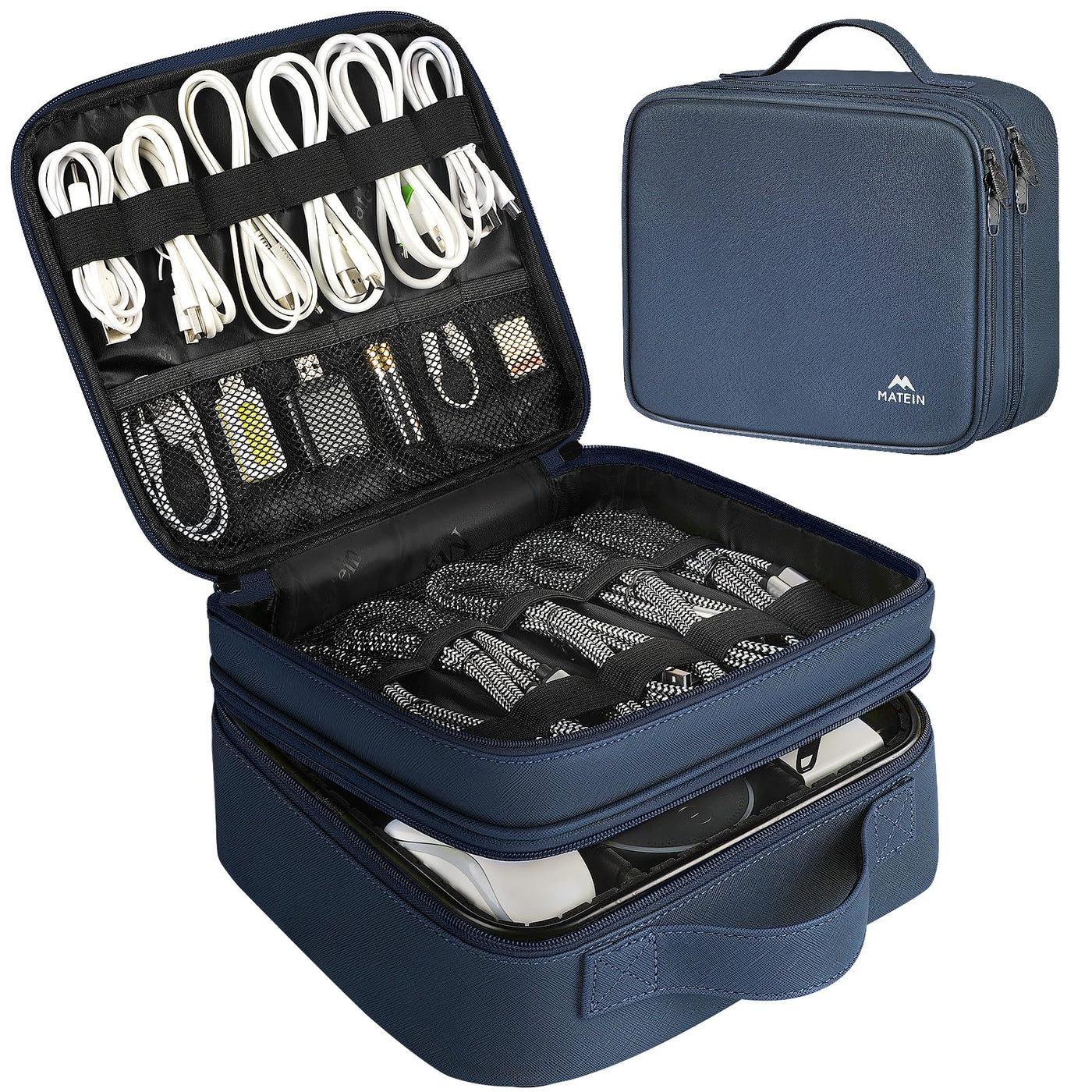 Waterproof Travel Electronic Organizer Bag with Adjustable Divider