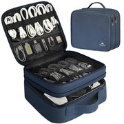 Waterproof Travel Electronic Organizer Bag with Adjustable Divider