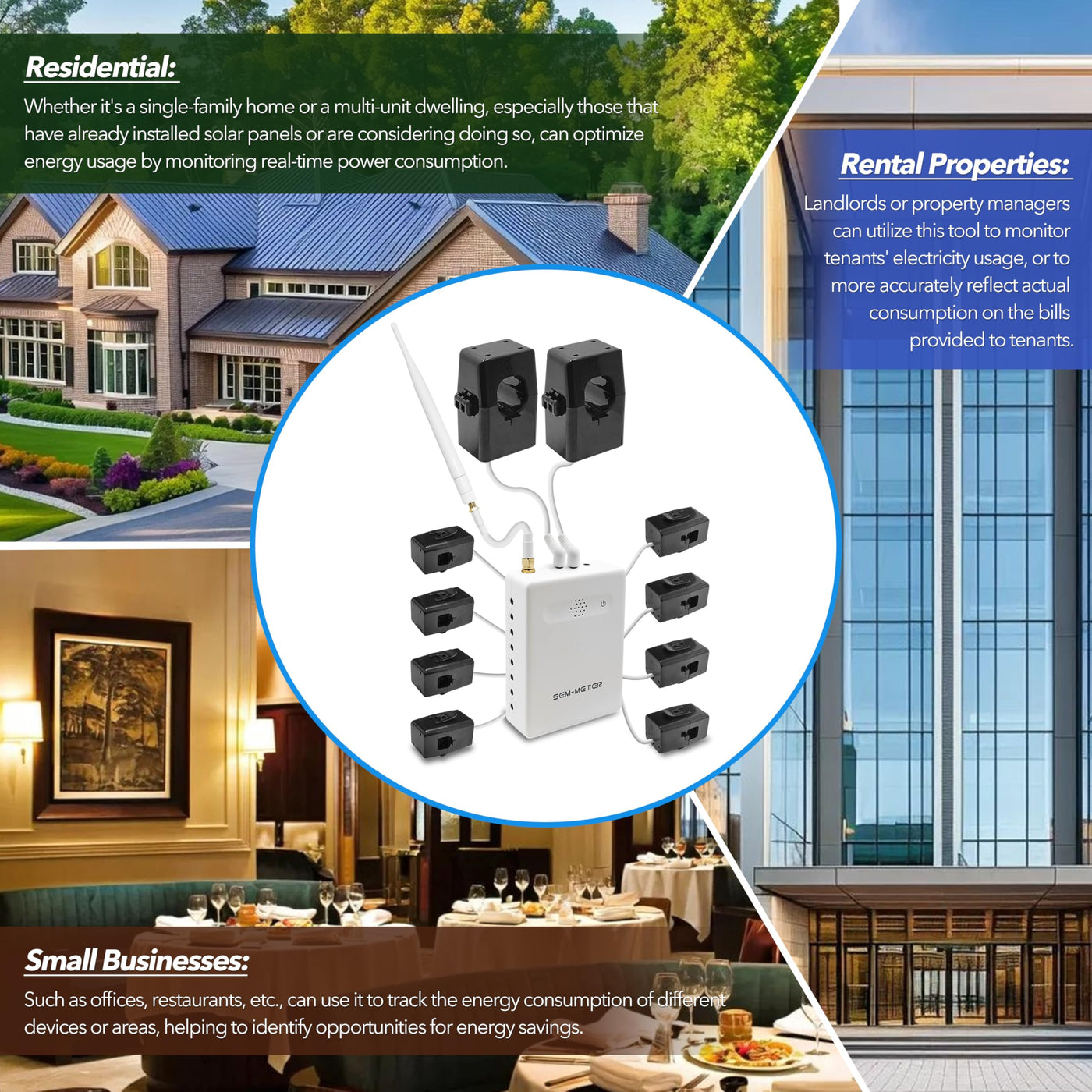 Smart Home Energy Monitor with Circuit Level Sensors
