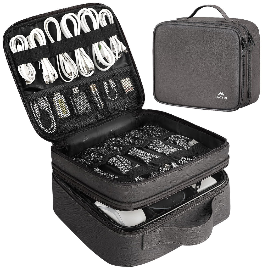 Waterproof Travel Electronic Organizer Bag with Adjustable Divider