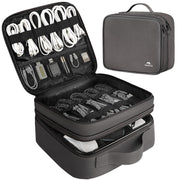 Waterproof Travel Electronic Organizer Bag with Adjustable Divider